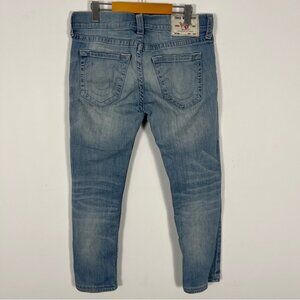 💕True Religion Blue Jeans Men’s Size 32x28 Rocco Relaxed Skinny